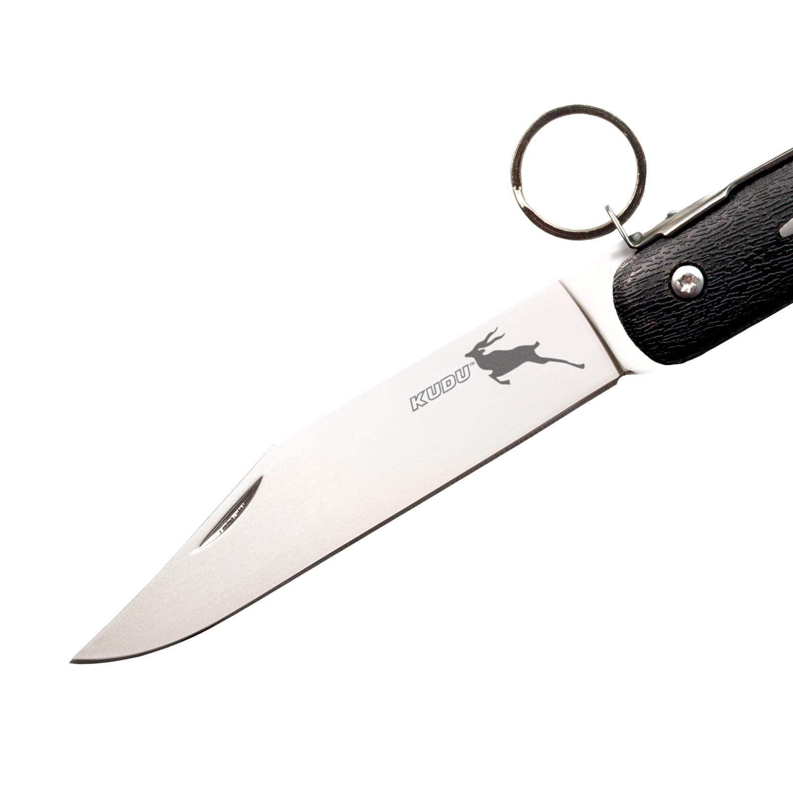 Kudu Cold Steel 4.25" 5Cr15MoV Steel Clip Point Razor-Sharp Blade 5.75" Zy-Ex Handle Everyday Carry Folding Knife w/Ring Lock