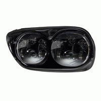 Metra Electronics - 5.6 Inch Dual Round Black Motorcycle Headlights (BC-RGHKB) Motorcycle Accessories