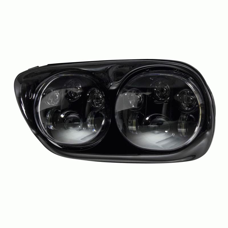 Metra Electronics - 5.6 Inch Dual Round Black Motorcycle Headlights (BC-RGHKB) Motorcycle Accessories