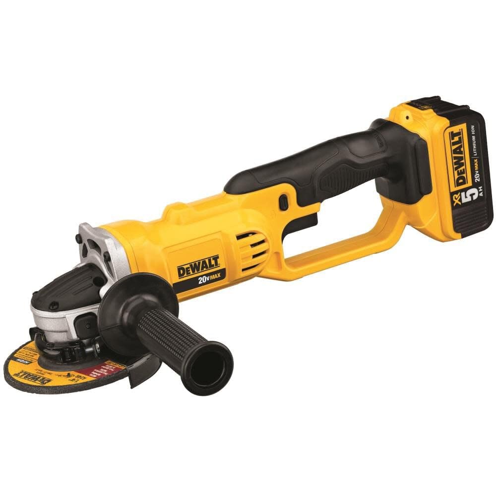 20V MAX* DEWALT Angle Grinder Tool Kit, 4-1/2-Inch (DCG412P2)