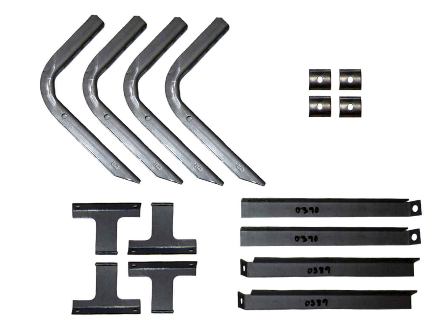 Lund EZ Running Board Mounting Bracket Kit - Brite 98-10 Ford Ranger Std. Cab