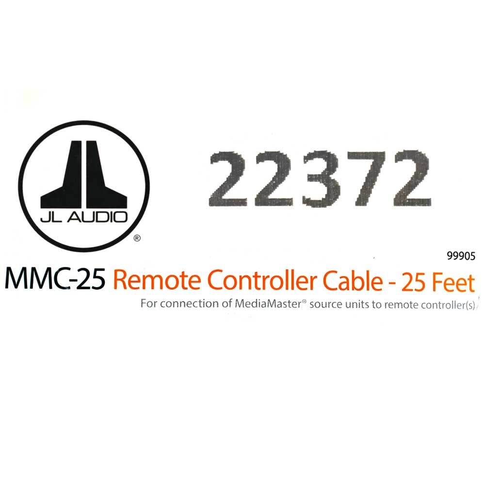 Cable JL Audio 25' for Non-NMEA 2000 Remote Controllers with MediaMaster