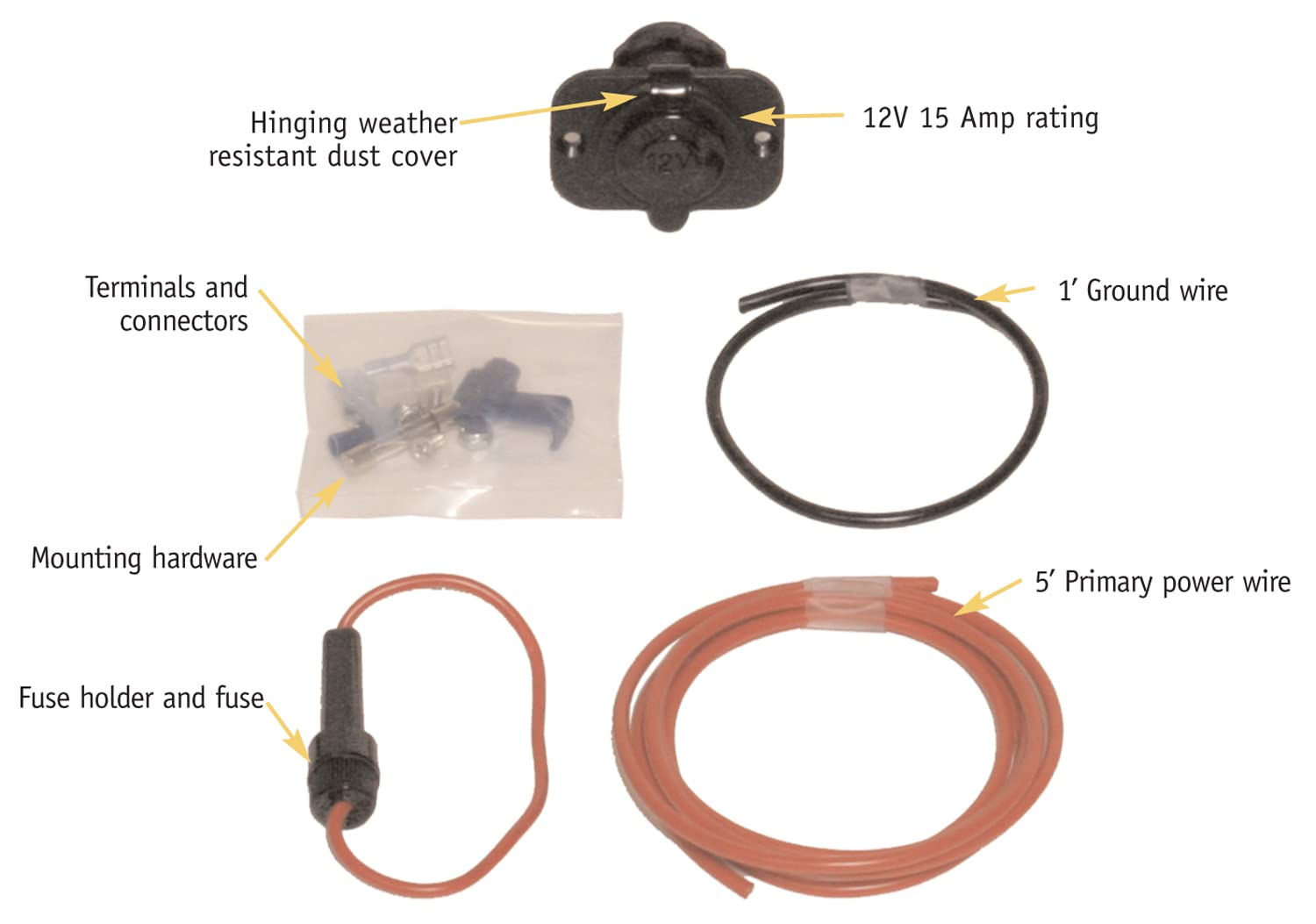 12V Tuffy Power Source Outlet