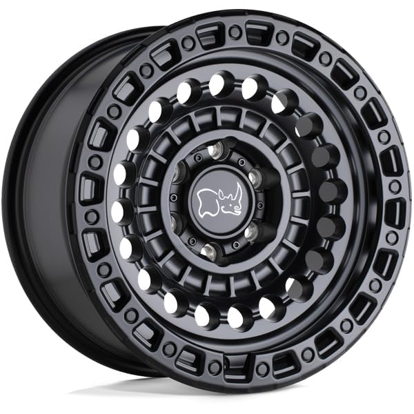 SENTINEL Black Rhino Hard Alloys 17X8.5 6X5.5 4.36-10mm MATTE BLACK - 1785STN-06140M12