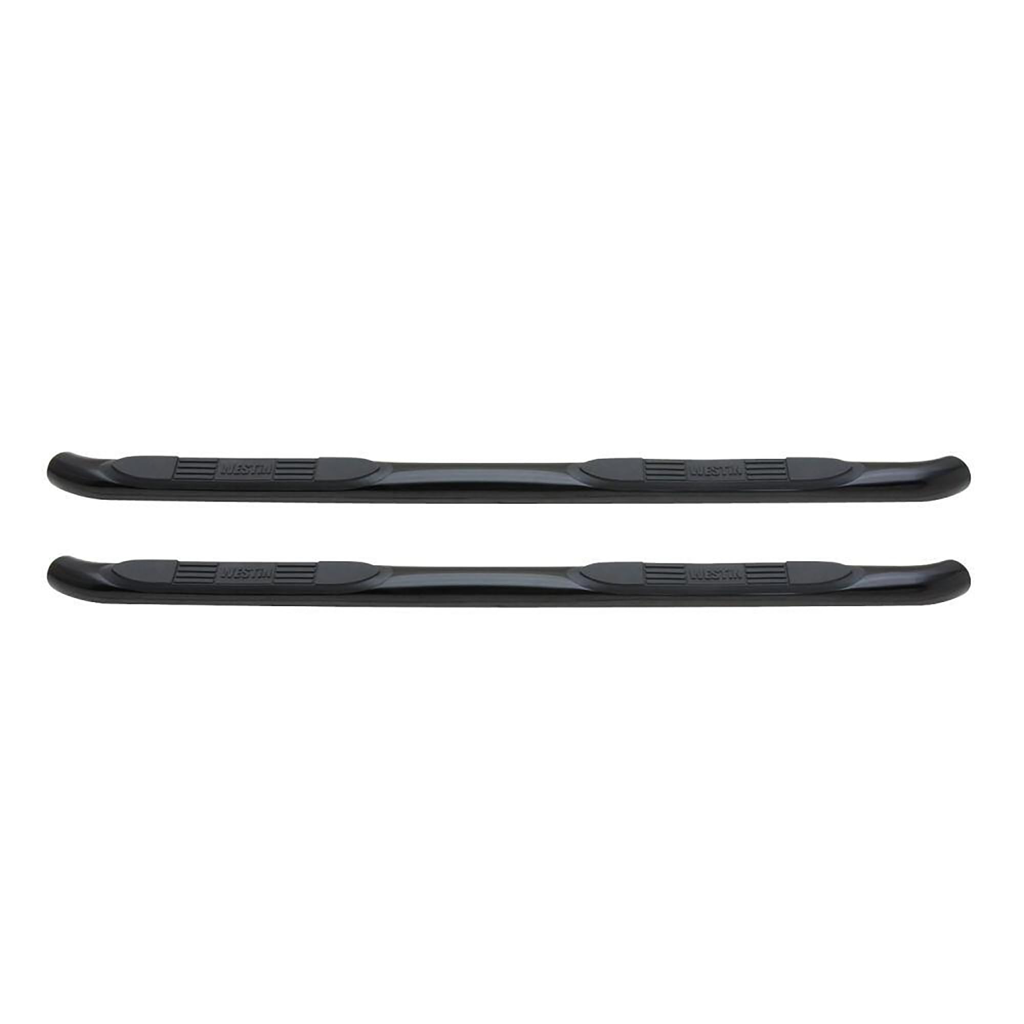 Westin 23-3155 3 Round E-Series Nerf Bars fits 2004-2012 Colorado Canyon 2006-2008 I-Series Crew Cab Black Pair