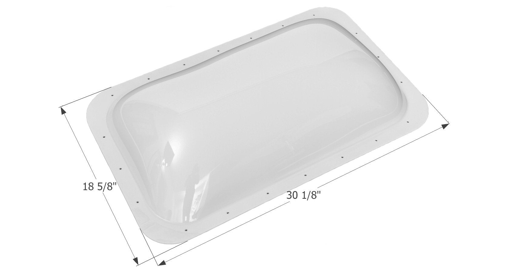 12251 ICON Technologies Limited RV Skylight, Roof Vent and Escape Hatch (Skylight, Sl1627C, Clear)