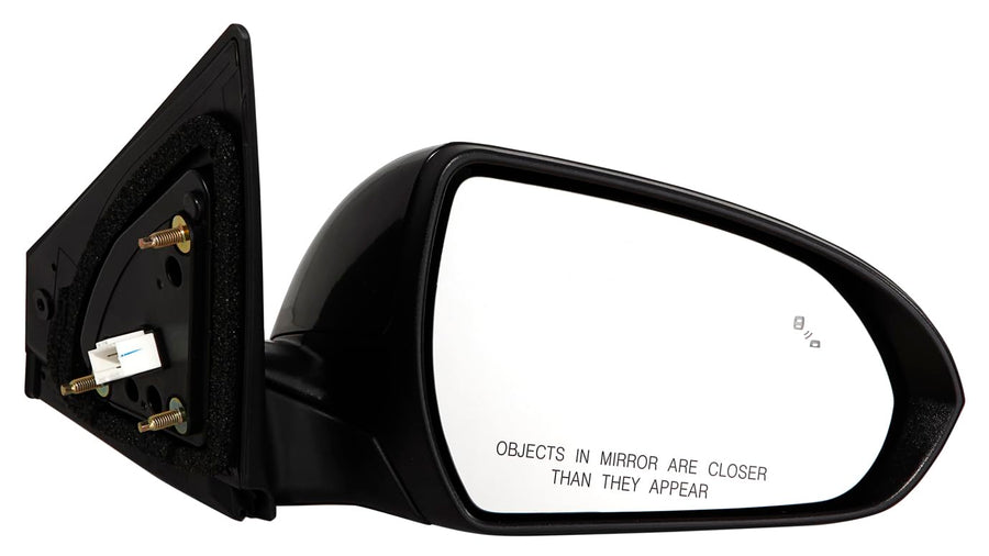 Hyundai Elantra Sedan USA Built 17-20 Manual Fold Power Heated Mirror Passenger Side (PTM) Without SGL with BSD | DOT Certified 87620-F3020 | HY1321226