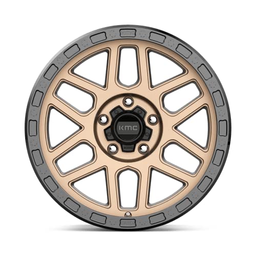 KMC Wheels KM544 5X5.0 18X9 M-BRZ BLK LP 18MM - KM54489050618