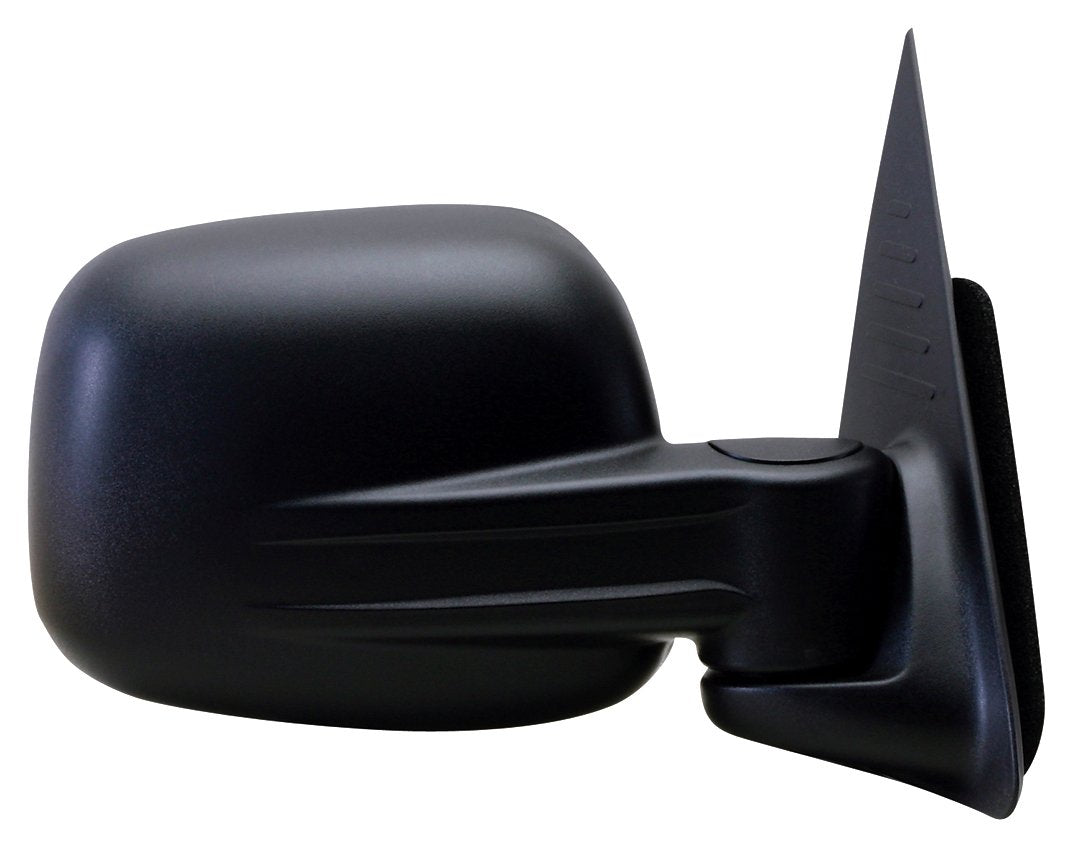 Fit System Mirror Passenger Side for Jeep Liberty, Black, Foldaway, Manual