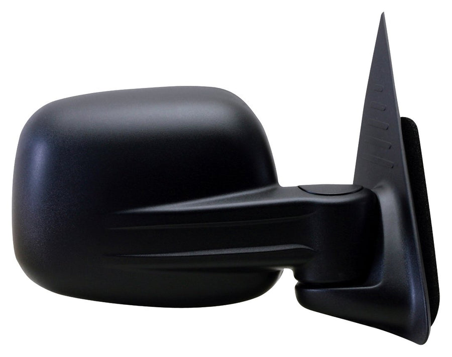 Fit System Mirror Passenger Side for Jeep Liberty, Black, Foldaway, Manual