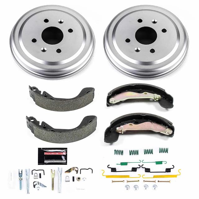 Power Stop KOE15391DK Rear Replacement Brake Kit-OE Brake Drums & Ceramic Brake Pads Autospecialty