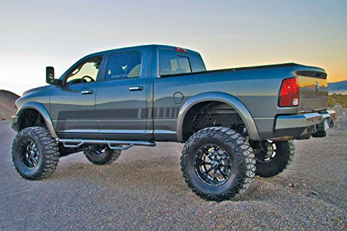 N-Fab Steps Nerf | Gloss Black, Wheel-to-Wheel | G1583QC | Fits 2015-2022 GMC/Chevrolet Canyon / Colorado Extended Cab 6' Long Bed, SRW Gas / Diesel