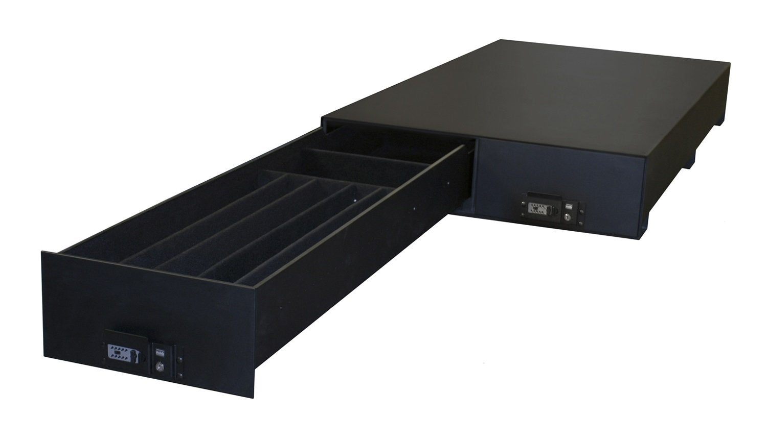 Tuffy Products Heavy Duty Gear Drawers Sl-, 2-Drawer, 50/50 Split, Black-01, Dimensions: 47 3/4 X 70 3/4 X 14