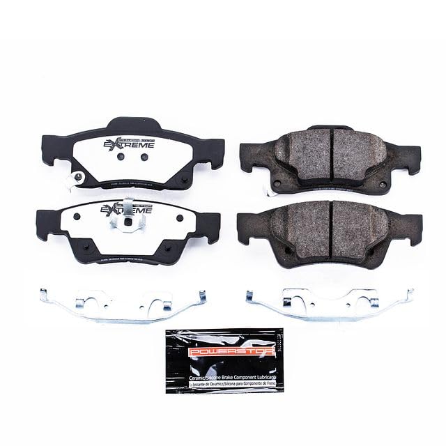 Power Stop Z36-1498 Rear Z36 Truck & Tow Carbon-Fiber Ceramic Brake Pads For Dodge Durango 2011-2022, Jeep Grand Cherokee 2011-2021, Jeep Grand Cherokee WK 2022 [Model Specific]