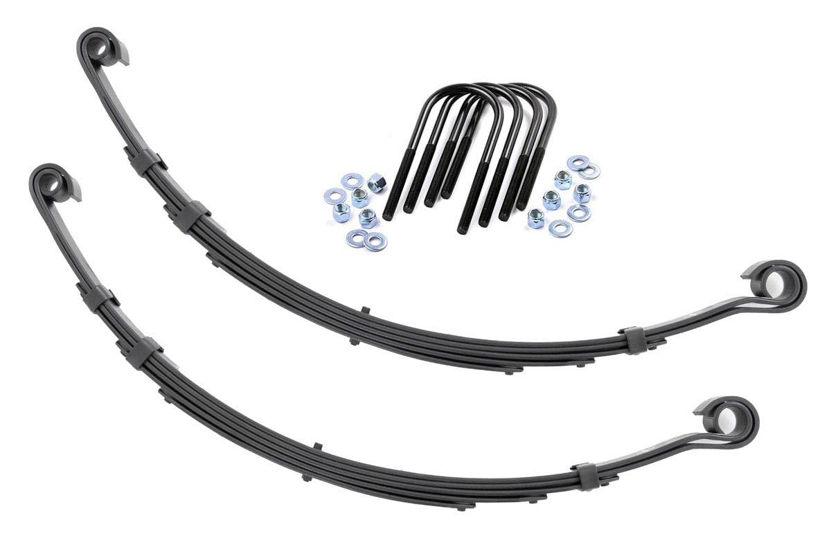4" Rough Country Front Leaf Springs for 1976-1983 Jeep CJ5-8019Kit