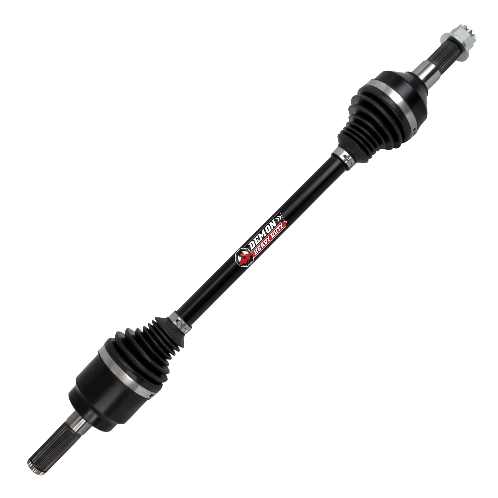 Heavy Duty Demon Powersports Front Left Axle for (2012-23) Kawasaki Teryx/Teryx4, Inner Cage Made of 4340 Chromoly Steel in Dual Heat Treated High Strength Chromoly Steel Shaft OEM: 59266-0047