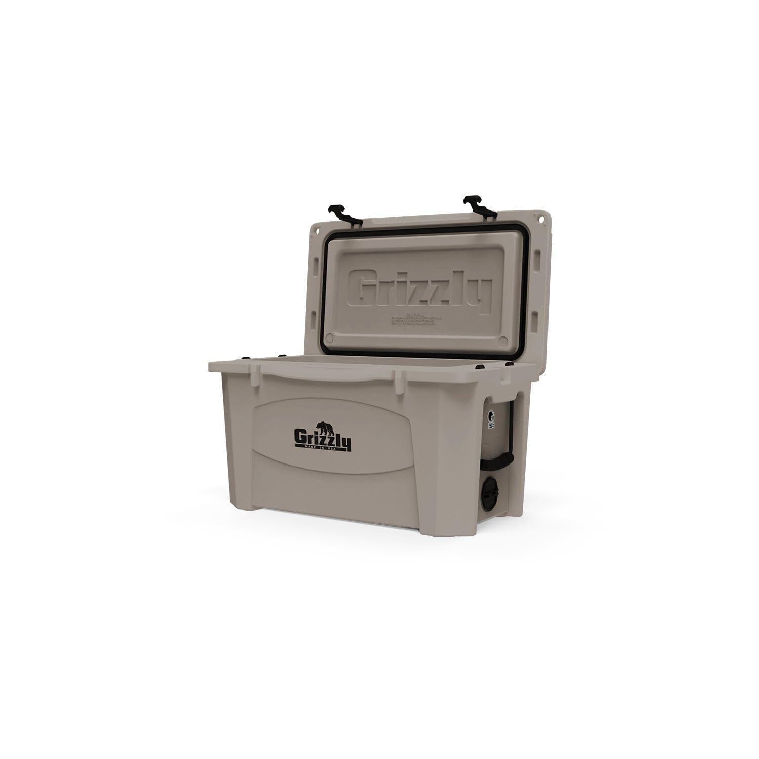 60 Cooler Grizzly | 60 qt Ice Chest Durable Rotomolded Insulated | Made in USA | Warranty for Life | for Beach Boat Camping Fishing Hunting | G60 | Whitetail