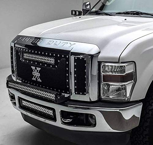 ZROADZ Black Front Bumper LED Bracket 2008-2010 F250/350 Z325632