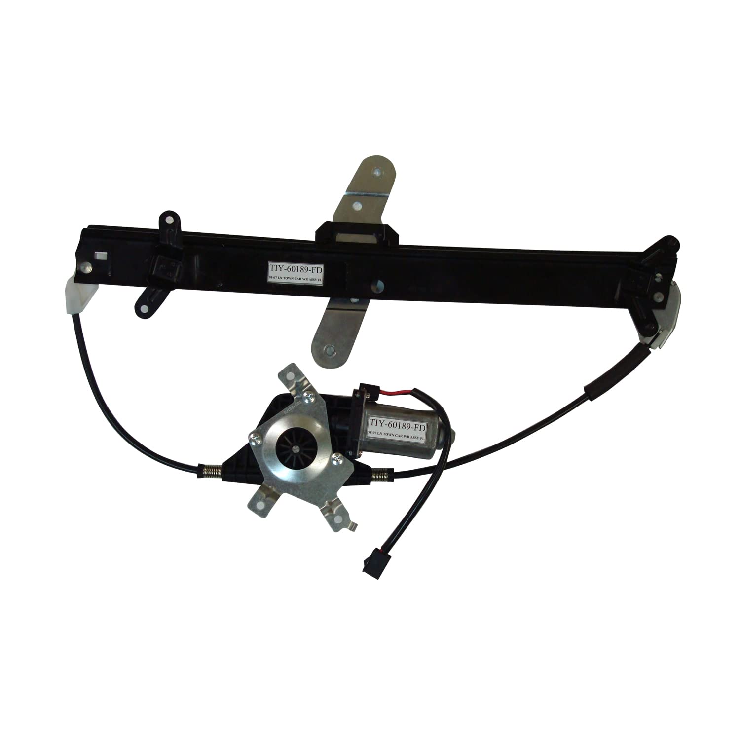 Power Window Motor and Regulator Assembly TYC 660232 Front Left-Side Compatible with 1998-2010 Lincoln Town Car