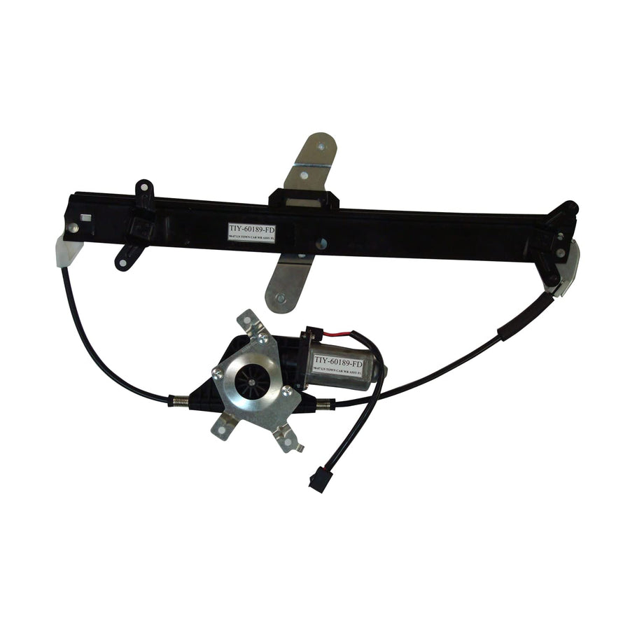 Power Window Motor and Regulator Assembly TYC 660232 Front Left-Side Compatible with 1998-2010 Lincoln Town Car