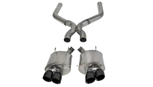 Axle-Back Exhaust System CORSA 14323BLK with X-Pipe