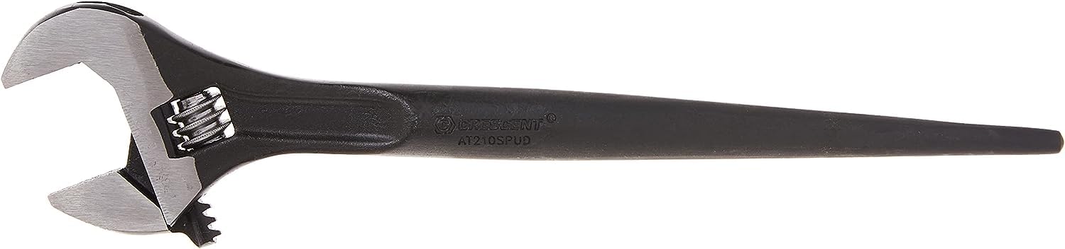 10" Adjustable Black Oxide Construction Wrench Crescent - AT210SPUD