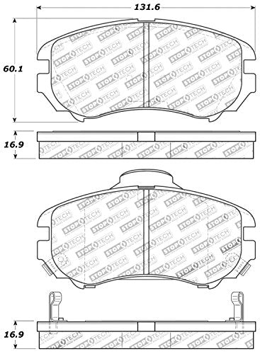Sport Brake Pads StopTech 309.09240 with Shims and Hardware
