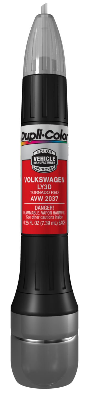 Dupli-Color AVW2037 All-In-1 Scratch Fix Exact-Match Automotive Touch-Up Paint – Volkswagen Tornado Red – 0.25 oz. Paint Pen