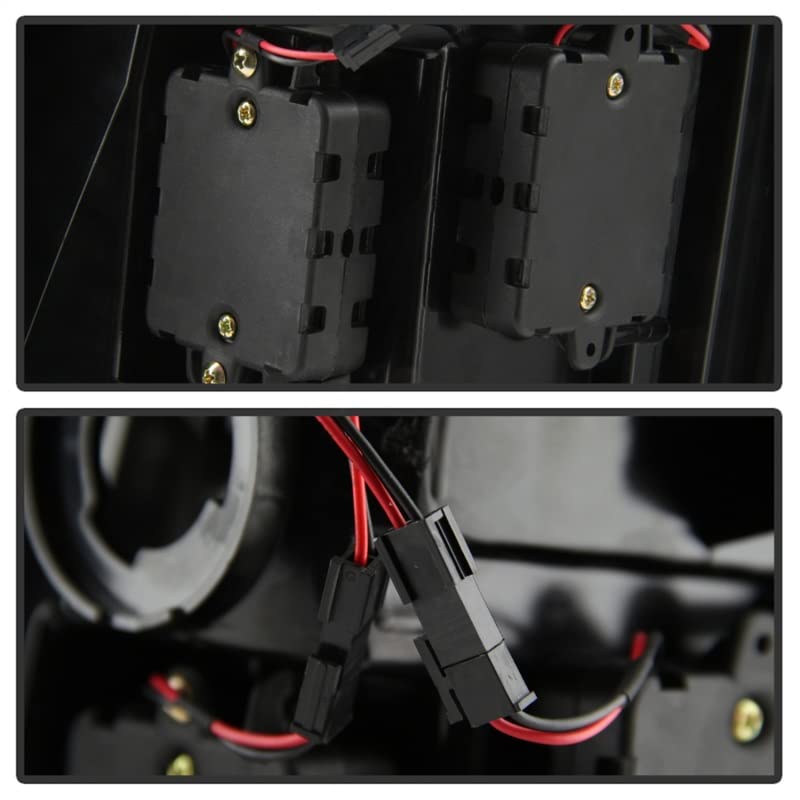 Dodge Ram 1500 09-18/Ram 2500/3500 10-18 Spyder Auto 5084033 Light Bar LED Tail Lights - Incandescent Model only (Not Compatible With LED Model) - Black Smoke