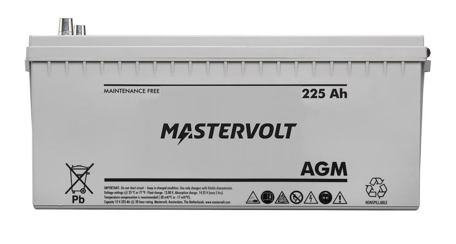 Mv Mastervolt 62002250 12/225 Ah Agm Battery