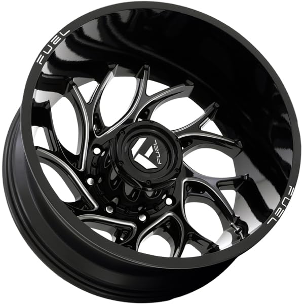 D741 Fuel 1PC 20X8.25 GL-BLK-MIL -240MM - 8X6.5 - D74120828D35