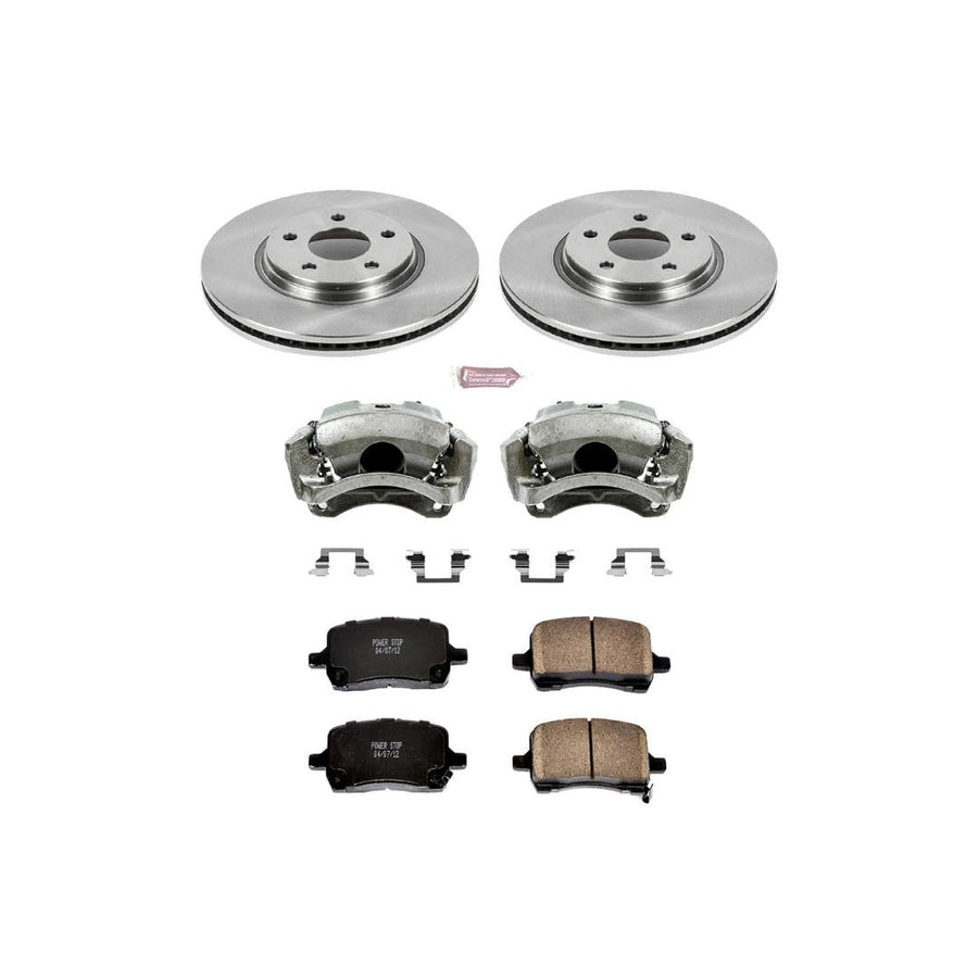Power Stop KCOE1610 1-Click OE Replacement Brake Kit with Calipers For Chevrolet Cobalt, Chevrolet Cob, Chevrolet HHR, Pontiac, Saturn Ion [Model Specific]