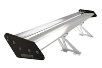 Megan Racing Aluminum MR-AS-GT56 Silver/Black Spoiler (56Wx12)