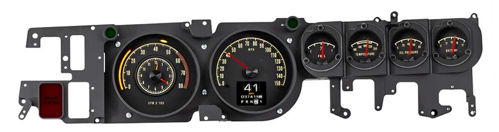 Dakota Digital Retrotech Gauge Instrument System RTX-68D-CHG-X Compatible with 1968-70 Charger, Super Bee, 1969-70 Coronet R/T and 1970 Plymouth GTX and Road Runner