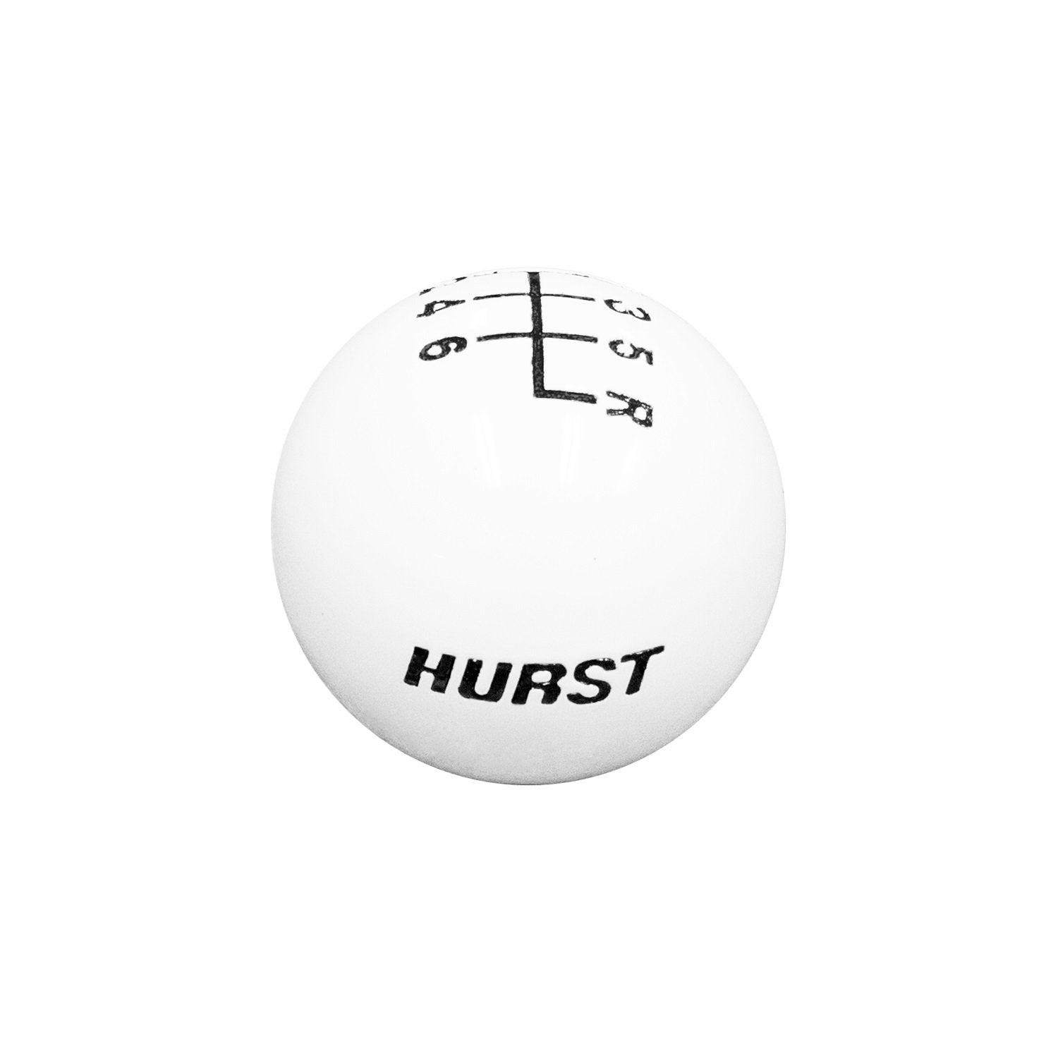 Classic Hurst 163-0040 6-SPD Knob 3/8-16 Wht