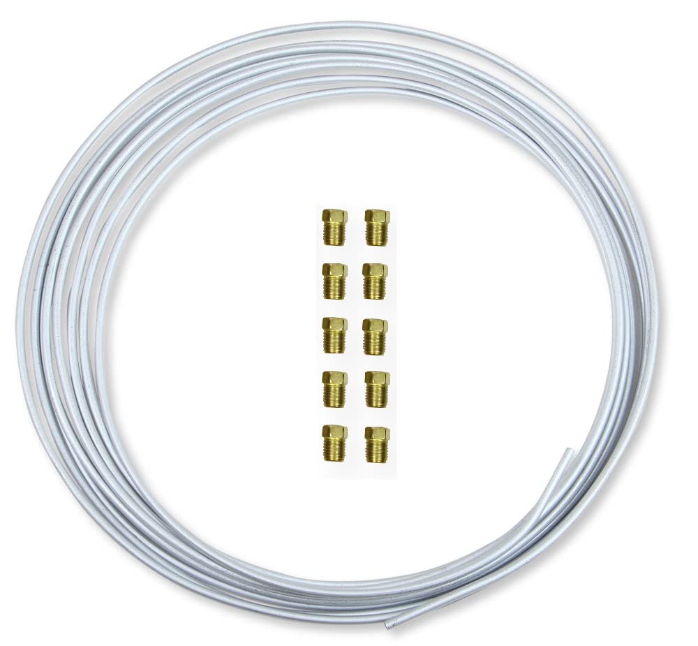 ZC6516KERL Earl's Steel Zinc Hardline Tubing Kit w/Tube Nuts