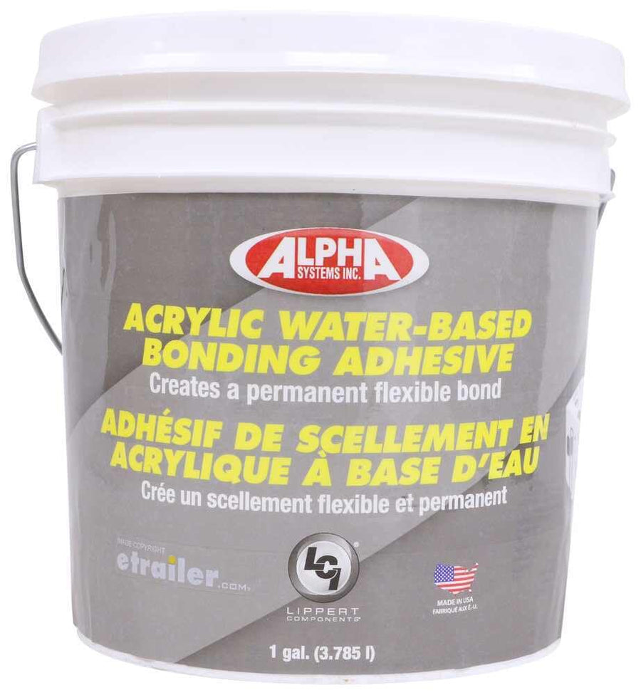 Acrylic Water Based Bonding Adhesive Alpha Systems 8011 - 1 Gallon