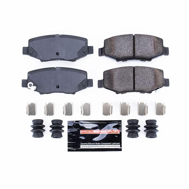 Power Stop Z23-1274 Z23 Rear Carbon Fiber Ceramic Brake Pads with Hardware For 2007-2011 Dodge Nitro | 2008-2012 Jeep Liberty | 2007-2017 Jeep Wrangler | 2018 Jeep Wrangler JK
