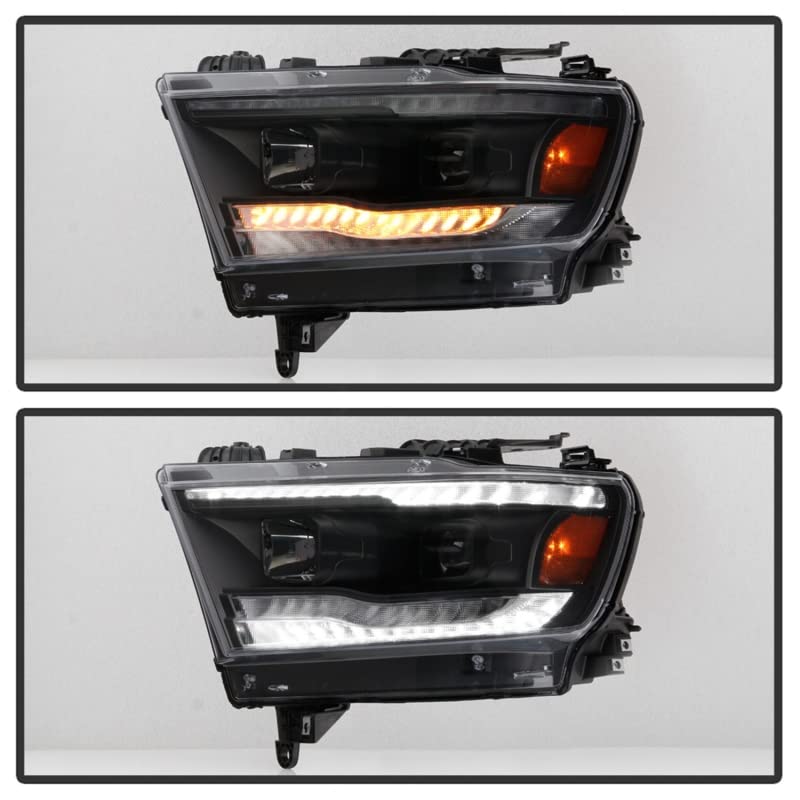 Projector Headlight Spyder - (PRO-YD-DR19HALSI-SEQ-BK)