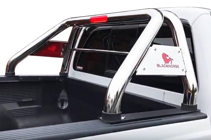 Black Horse Off Road Stainless Steel RB003SS Classic Roll Bar Compatible with 2015-2022 Chervolet Colorado/GMC Canyon/Toyota Tacoma