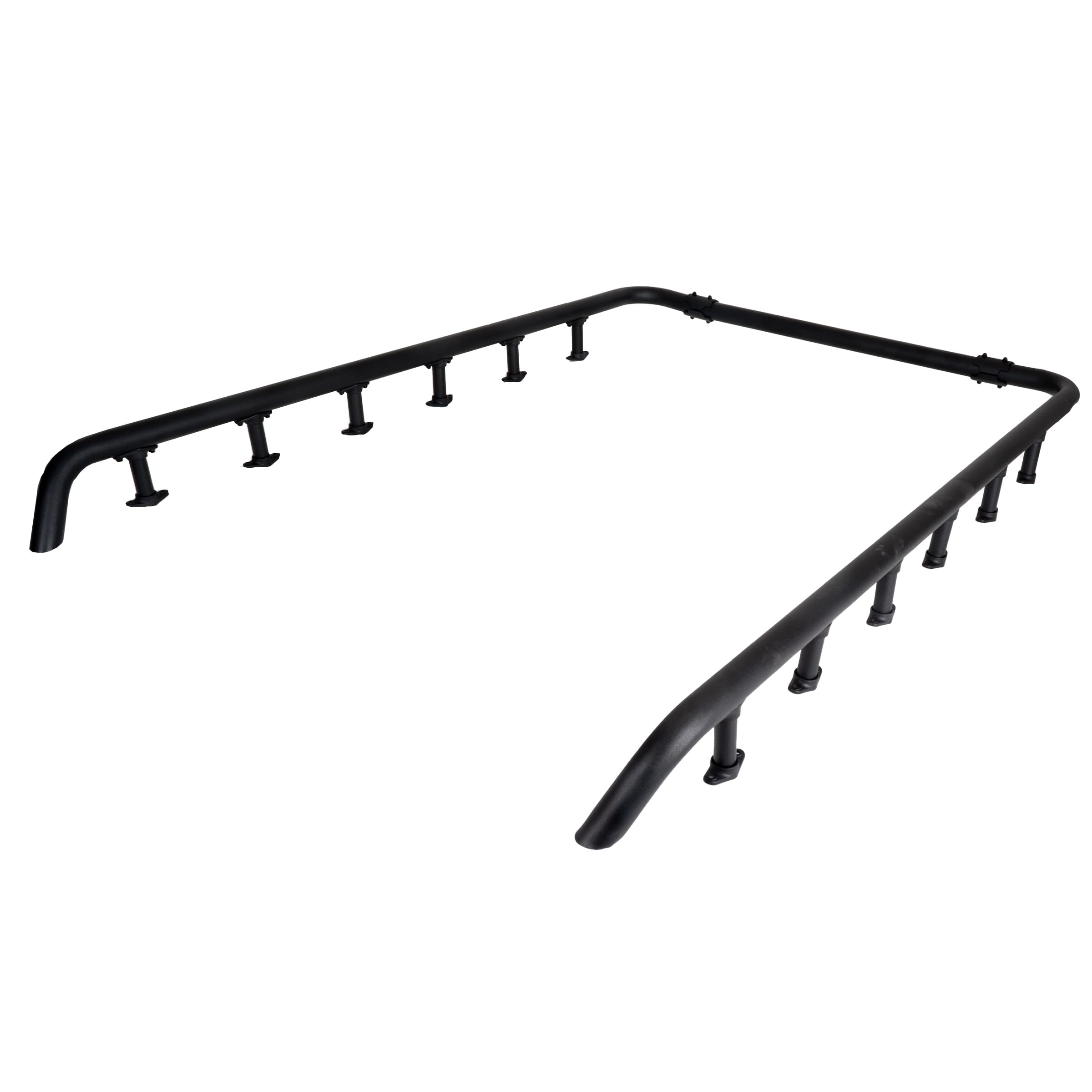 Go Rhino Tri-Rail Kit SRM500 | Aluminum, Textured Black | 5935072T | Fits Go Rhino 75" SRM500 Roof Racks