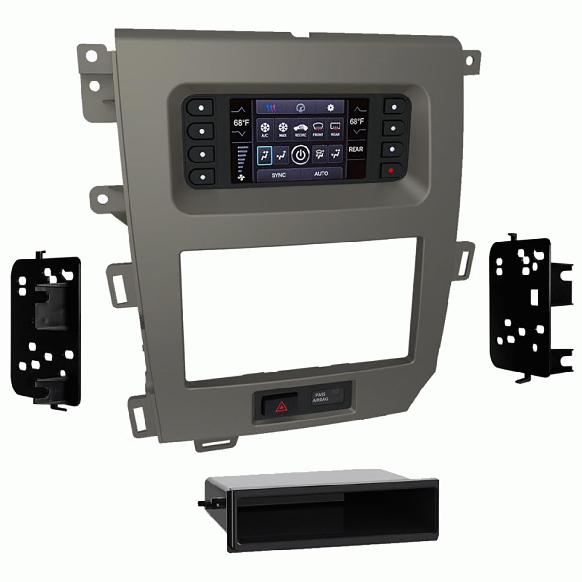 Metra Electronics - 4.2 inch screen Ford Edge w/ 2011-2014 (Excluding SEL) (99-5848CH) Metra Radio Install kits