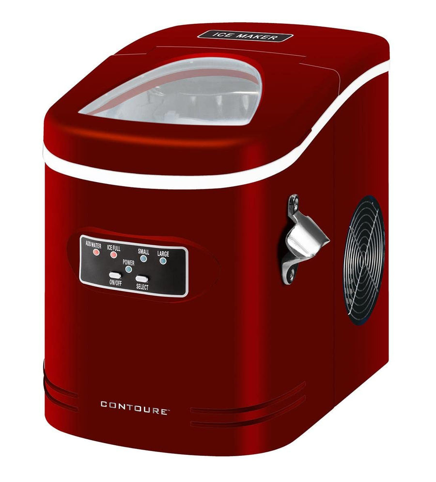 Portable Nat. Quality Ice Maker, Red