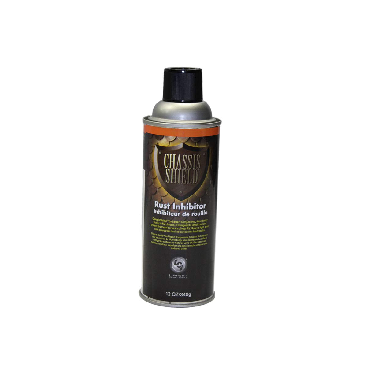 Chassis Shield Lippert 674806 Rust Inhibiting Spray for 5th Wheel RVs, Travel Trailers and Motorhomes, 12 Oz.