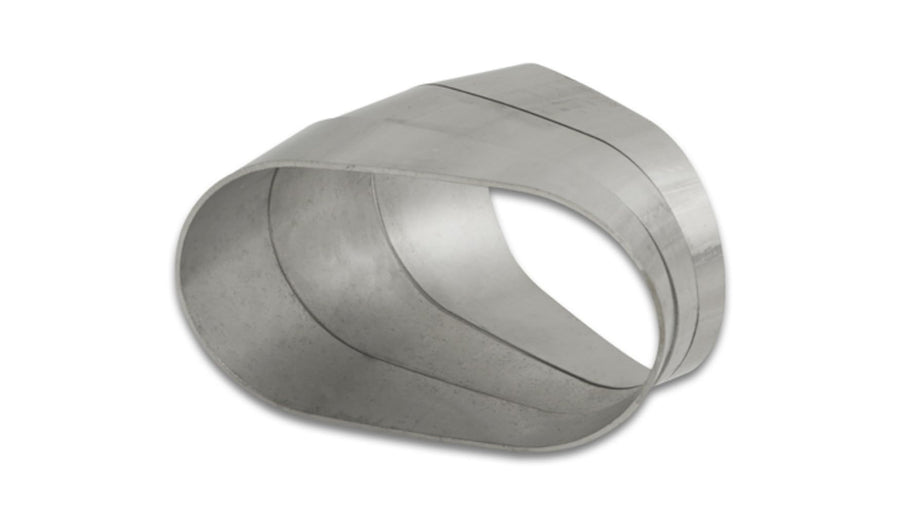 304 SS Vibrant Horizontal Nominal 3in. Oval / 2.95in. Centerline Radius, 15 degree per cut -Set of 3 (13570)