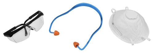 1974 Performance Tool Eye, Ear & Nose Safety Kit - Complete Protection Set for Industrial, DIY and Home Use