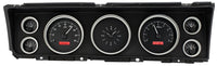 Dakota Digital VHX-67C-IMP-K-R 67 Chevy Impala Analog Dash Gauges Black Alloy Red