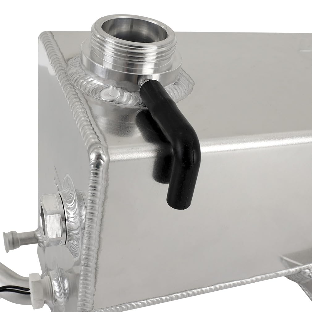 Mishimoto Degas Tank Aluminum, Compatible with Chevy/GMC 6.6L Duramax (LB7/LLY/LBZ) 2001-2007, Natural
