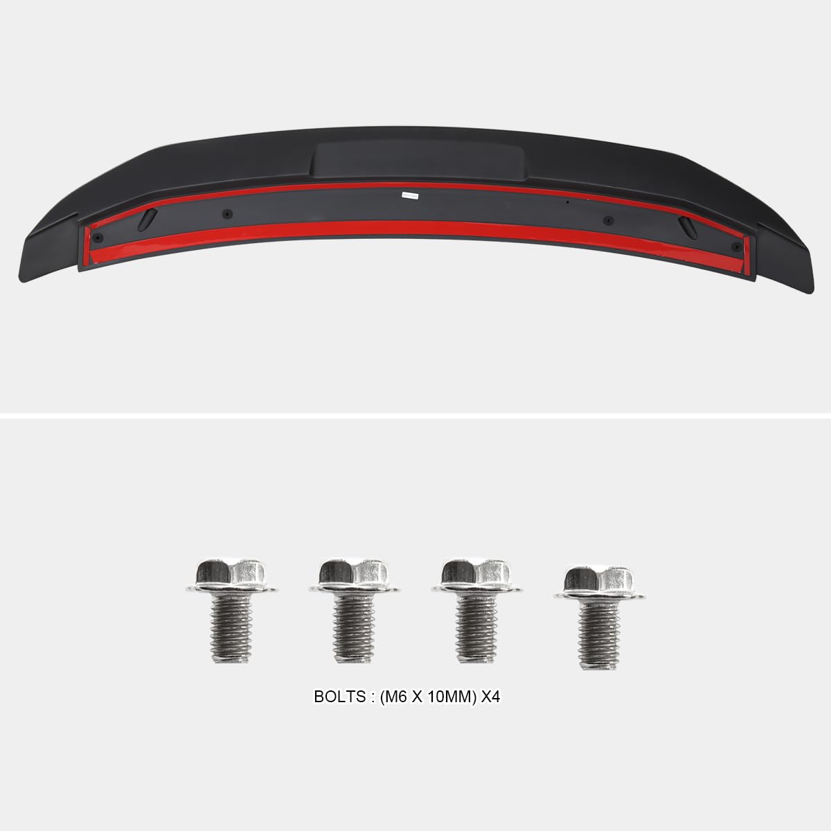Spec-D Tuning Shelby GT500 Style Matte Black ABS Rear Trunk Spoiler Compatible with 2010-2014 Ford Mustang Models