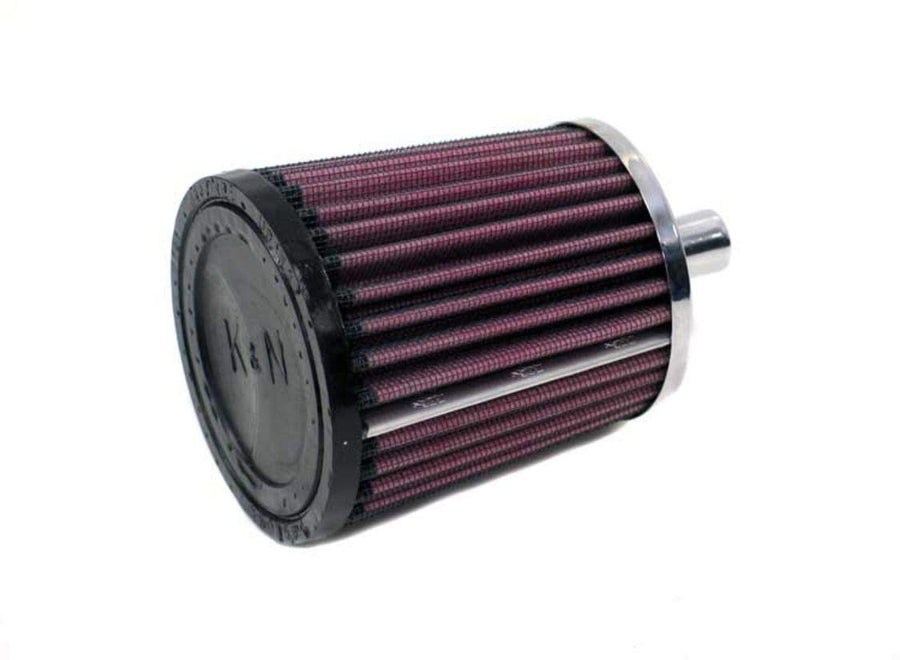 K&N Breather/ Vent Filter: High Performance, Premium, Washable, Replacement Engine Filter: Flange Diameter: 0.875 In, Filter Height: 4 In, Flange Length: 0.75 In, Shape: Round Tapered, 62-1550